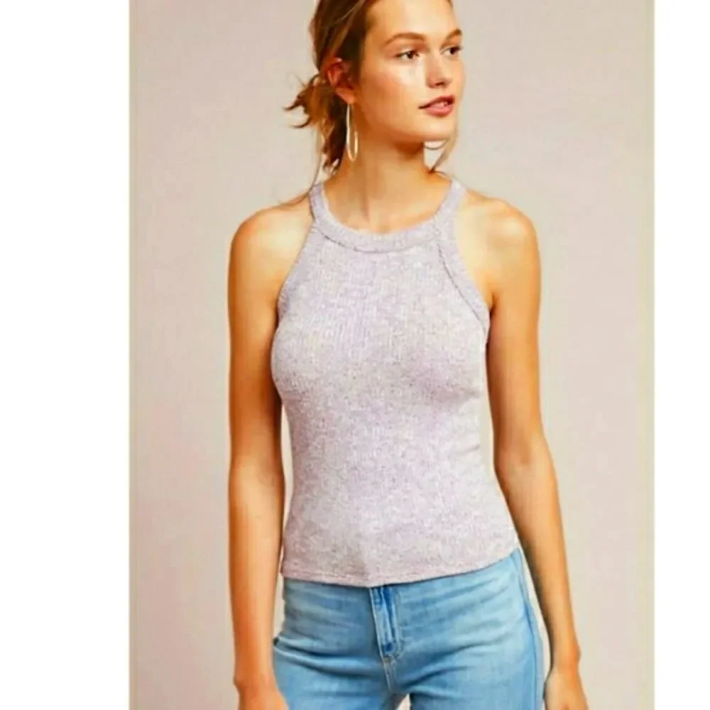 MAEVE by ANTHROPOLOGIE Raspberry Knit Tanks - Picture 2 of 4
